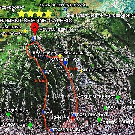Apartman Sestine Zagabria Esterno foto
